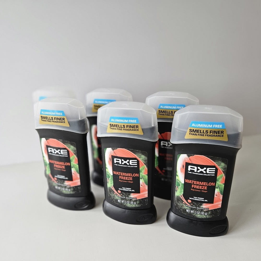 Axe Fine Fragrance Collection Premium Deodorant Watermelon Freeze 3oz - LOT of 6